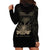 (Custom Personalised) Haiti Hoodie Dress Polynesian Neg Maron Black Style LT6 - Polynesian Pride