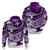 Polynesian Tribal Hoodie Purple LT6 Purple - Polynesian Pride