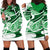 Polynesian Tribal Hoodie Dress Green LT6 Green - Polynesian Pride