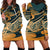 Polynesian Tribal Hoodie Dress LT6 Green - Polynesian Pride