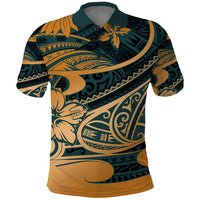 Polynesian Tribal Polo Shirt LT6 Green - Polynesian Pride