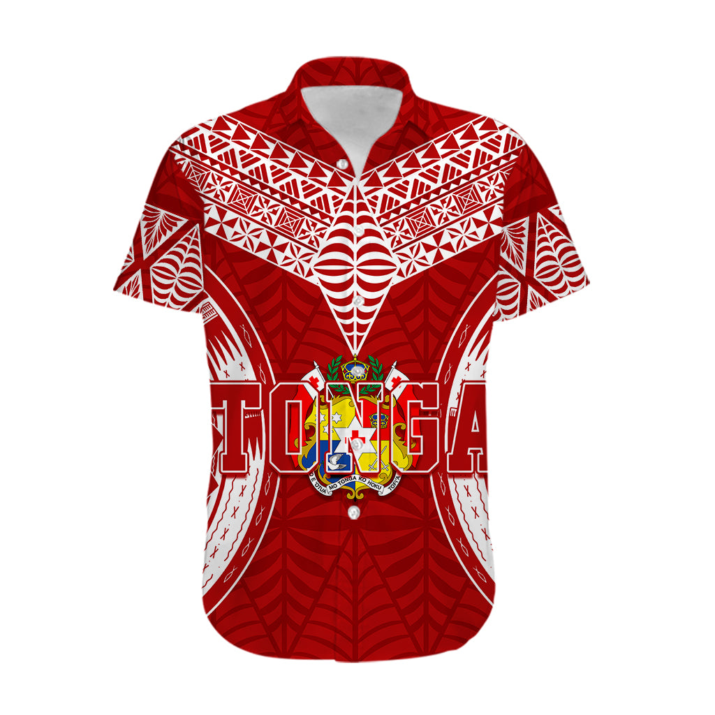 Personalised Tonga Independence Day Hawaiian Shirt Kupesi Pattern Mix Style LT7 - Polynesian Pride