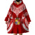 Personalised Tonga Independence Day Wearable Blanket Hoodie Kupesi Pattern Mix Style LT7 - Polynesian Pride