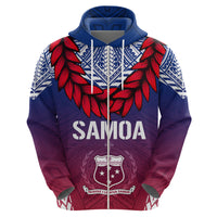 Custom Samoa Independence Day Hoodie Ula Fala Gradient Color LT7 - Polynesian Pride