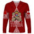 Personalised Tonga Rugby Long Sleeve Shirt Mate Ma'a Tonga Independence Day LT7 Unisex Red - Polynesian Pride