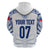 Custom Samoa Rugby Hoodie Manu Samoa Gradient White LT7 - Polynesian Pride