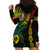 Personalised Vanuatu Hoodie Dress Turtle Chest Tattoo Flag Color LT7 - Polynesian Pride