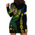 Personalised Vanuatu Hoodie Dress Turtle Chest Tattoo Flag Color - Malampa LT7 - Polynesian Pride