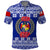 Custom Tonga Emancipation Day Polo Shirt Independence Day Simple Ngatu Heilala Flower Blue LT8 Blue - Polynesian Pride