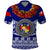 Custom Tonga Emancipation Day Polo Shirt Independence Day Fancy Kahoa Heilala Flower Blue LT8 Blue - Polynesian Pride