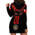 (Custom Personalised) Tonga Emancipation Day Hoodie Dress Independence Day - Unique Kahoa Heilala Flower - Black LT8 - Polynesian Pride