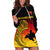 (Custom Personalised) Papua New Guinea Barramundis Cricket Hoodie Dress Birds Of Paradise Paradisaea Raggiana Original - Gradient Flag Vibes LT8 - Polynesian Pride