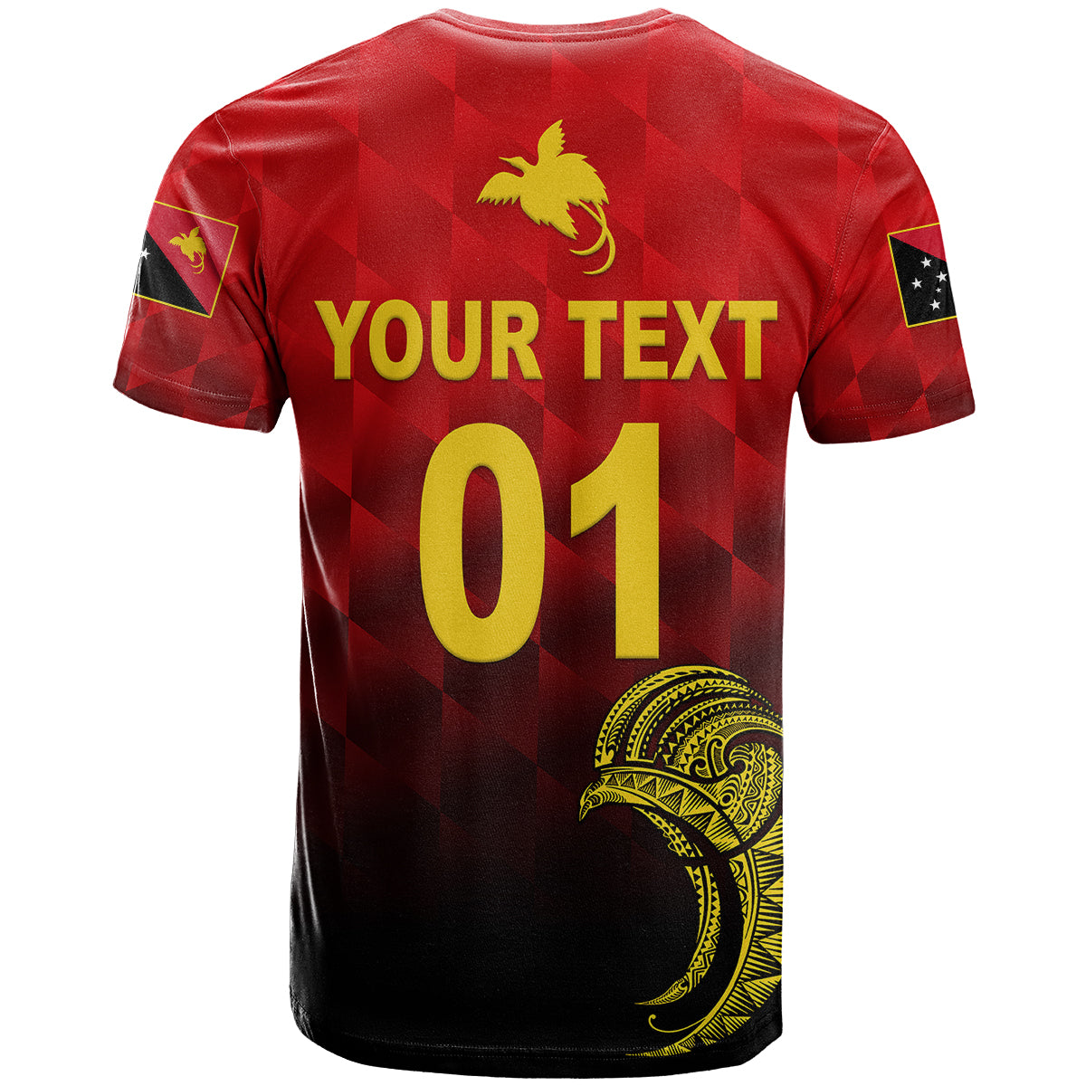 Custom Papua New Guinea Barramundis Cricket T Shirt Birds of Paradise Paradisaea Raggiana Original Red LT8 - Polynesian Pride