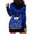 Samoa Independence Day Hoodie Dress Ulafa Polynesian Unique Blue No1 LT9 - Polynesian Pride