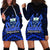 Samoa Independence Day Hoodie Dress Ulafa Polynesian Unique Blue No2 LT9 Blue - Polynesian Pride