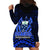 Samoa Independence Day Hoodie Dress Ulafa Polynesian Unique Blue No2 LT9 - Polynesian Pride