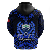 Samoa Independence Day Hoodie Ulafa Polynesian Unique Blue No3 LT9 - Polynesian Pride