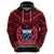 Custom Samoa Independence Day Hoodie Ulafa Polynesian Unique Red No1 LT9 Zip Hoodie Red - Polynesian Pride