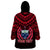 (Custom Personalised) Samoa Independence Day Wearable Blanket Hoodie Ulafa Polynesian Unique Red No1 LT9 - Polynesian Pride