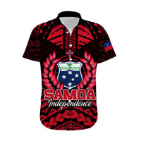 (Custom Personalised) Samoa Independence Day Hawaiian Shirt Ulafa Polynesian Unique Red No3 LT9 - Polynesian Pride
