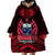 (Custom Personalised) Samoa Independence Day Wearable Blanket Hoodie Ulafa Polynesian Unique Red No3 LT9 - Polynesian Pride