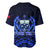 (Custom Personalised) Samoa Independence Day Baseball Jersey Ulafa Polynesian Unique Blue No2 LT9 - Polynesian Pride