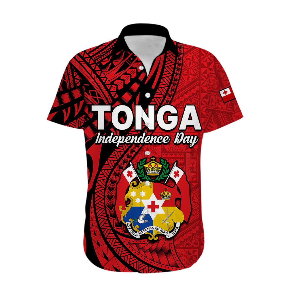 Tonga Independence Anniversary Hawaiian Shirt Tongan Tribal Pattern Unique Version LT9 - Polynesian Pride