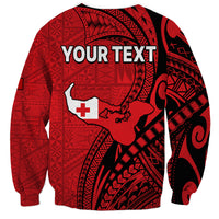 (Custom Personalised) Tonga Independence Anniversary Sweatshirt Tongan Tribal Pattern Unique Version LT9 - Polynesian Pride