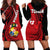 Polynesian Tonga Hoodie Dress Tribal Pattern Unique Version LT9 Red - Polynesian Pride