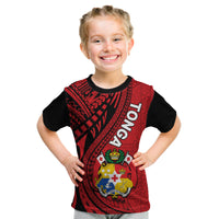 Polynesian Tonga Kid T Shirt Tribal Pattern Unique Version LT9 - Polynesian Pride