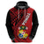 Custom Polynesian Tonga Hoodie Tribal Pattern Unique Version LT9 Zip Hoodie Red - Polynesian Pride