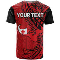 Custom Polynesian Tonga T Shirt Tribal Pattern Unique Version LT9 - Polynesian Pride