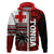 Tonga Kupesi Ngatu Hoodie Proud Tonga with Flag and Palm Tree LT9 - Polynesian Pride