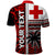 Custom Tonga Kupesi Ngatu Polo Shirt Proud Tonga with Flag and Palm Tree LT9 - Polynesian Pride