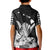 Hawaii Shaka Sign Kid Polo Shirt Black Version LT9 - Polynesian Pride