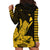 Hawaii Shaka Sign Hoodie Dress Gold Version LT9 - Polynesian Pride