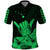 Hawaii Shaka Sign Polo Shirt Green Version LT9 Green - Polynesian Pride