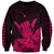 Hawaii Shaka Sign Sweatshirt Pink Version LT9 Unisex Pink - Polynesian Pride