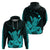 Hawaii Shaka Sign Hoodie Turquoise Version LT9 Pullover Hoodie Turquoise - Polynesian Pride