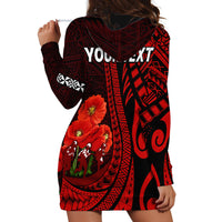 (Custom Personalised) Tonga ANZAC Day Hoodie Dress Lest We Forget Red Version LT9 - Polynesian Pride