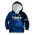 Tonga ANZAC Day Kid Hoodie Lest We Forget Blue Version LT9 Hoodie Blue - Polynesian Pride