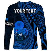 (Custom Personalised) Tonga ANZAC Day Long Sleeve Shirt Lest We Forget Blue Version LT9 - Polynesian Pride