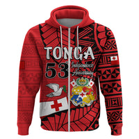 Tonga Hoodie Emancipation Day Happy 53rd Independence Anniversary LT9 - Polynesian Pride