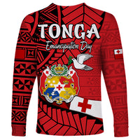 Tonga Emancipation Day Long Sleeve Shirt Happy 53rd Independence Anniversary LT9 - Polynesian Pride