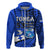 Tonga Hoodie Emancipation Day Happy 53rd Independence Anniversary Blue Version LT9 - Polynesian Pride