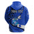 Custom Tonga Hoodie Emancipation Day Happy 53rd Independence Anniversary Blue Version LT9 - Polynesian Pride