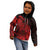 Polynesian Tahiti Island Kid Hoodie The Wave of Water - Red LT9 - Polynesian Pride