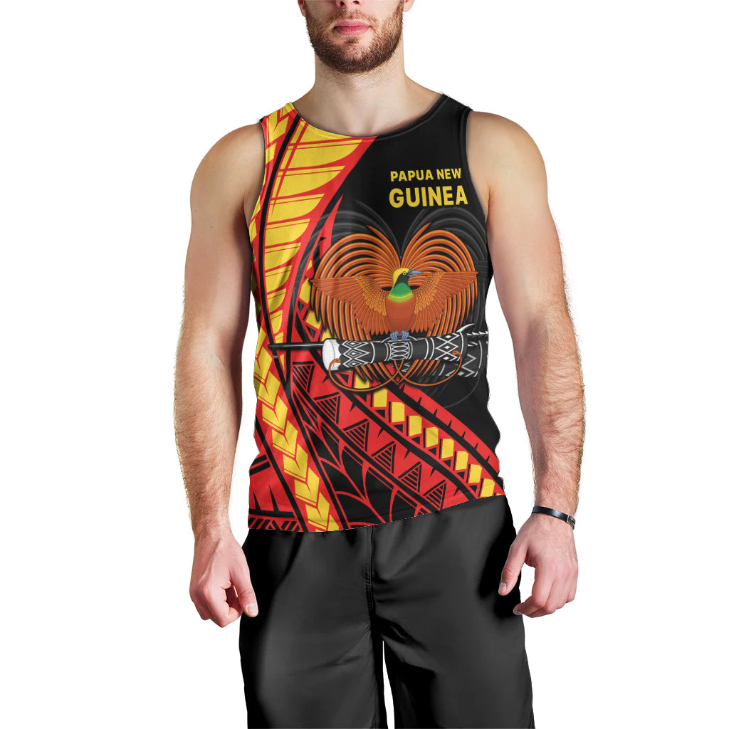 Papua New Guinea Men Tank Top The Greater Bird of Paradise LT9 - Polynesian Pride
