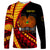 (Custom Personalised) Papua New Guinea Long Sleeve Shirt The Greater Bird of Paradise LT9 Unisex Black - Polynesian Pride