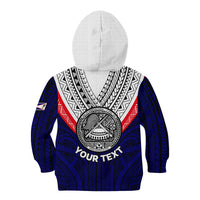 (Custom Personalised) American Samoa Kid Hoodie Bald Eagle with Polynesian Pattern LT9 - Polynesian Pride